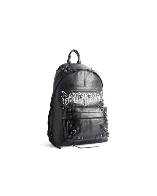Balenciaga Black Le Cagole Backpack Diy Metal for men