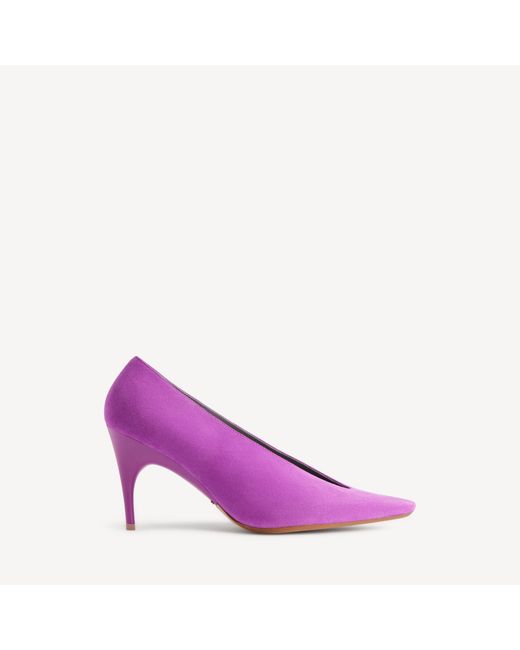 Balenciaga Purple Duchesse Pump
