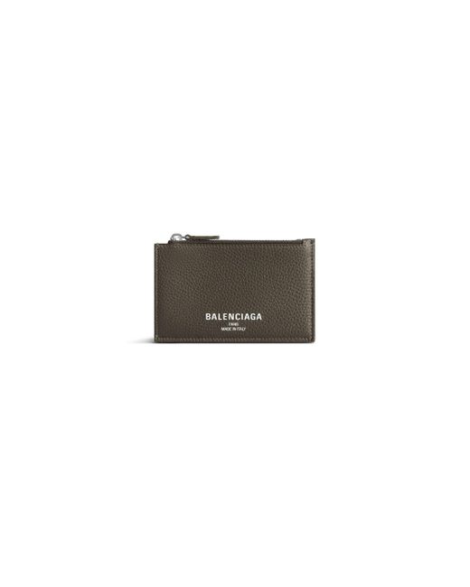 Balenciaga Green Credit Long Coin And Card Holder for men