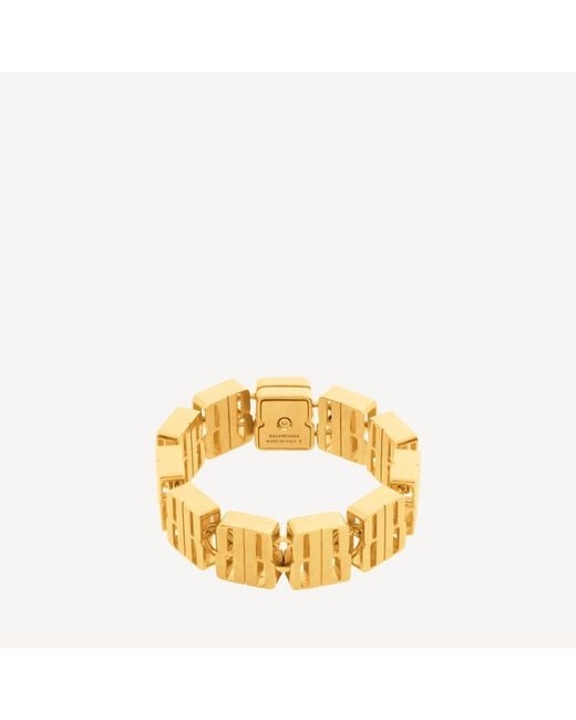 Balenciaga Metallic Nano Link Bracelet