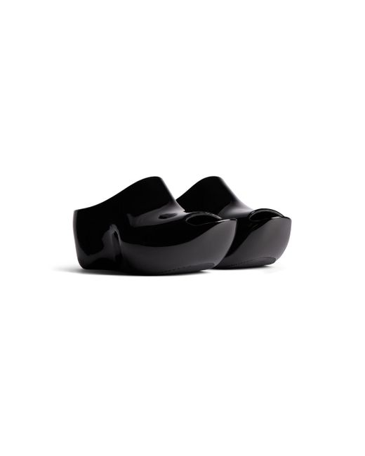 Balenciaga Black Technoslide Sandal