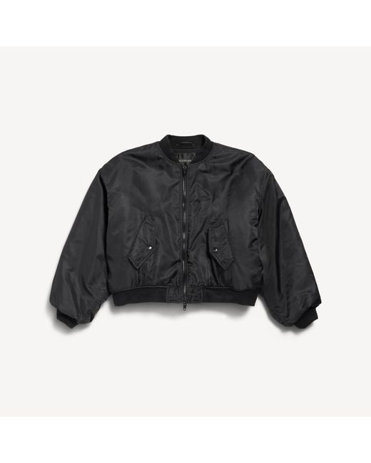 Balenciaga Black Bomber Jacket