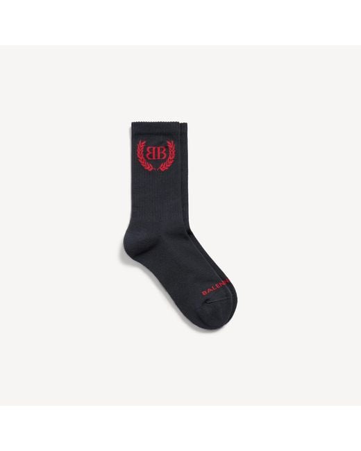 Balenciaga Black Laurel Classic Socks