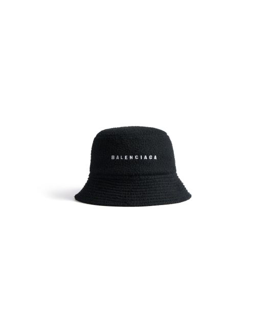 Balenciaga Loop Sports Icon Bucket Hat in Black Lyst UK