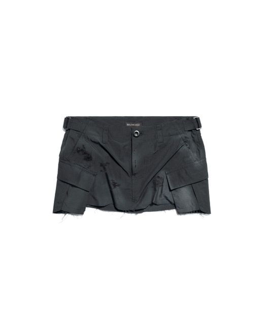 Minifalda Cargo Balenciaga de color Black