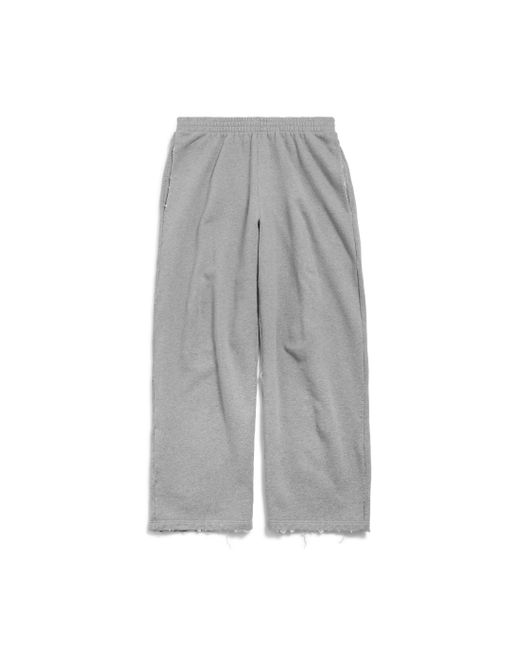 Balenciaga Gray Baggy Pants for men