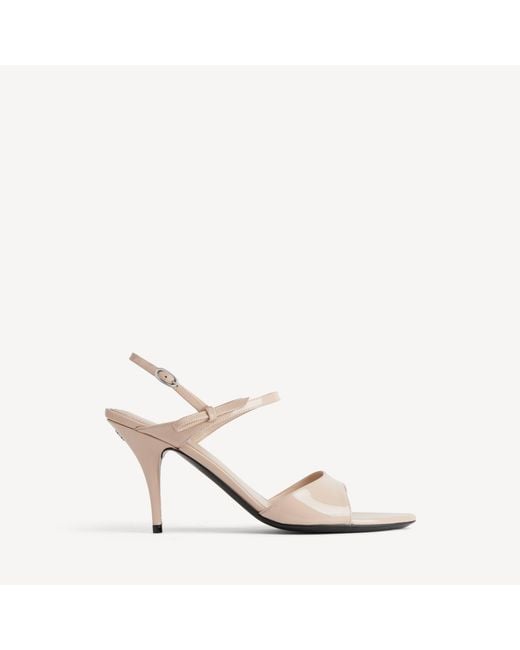 Balenciaga White Avenue Bow Sandal