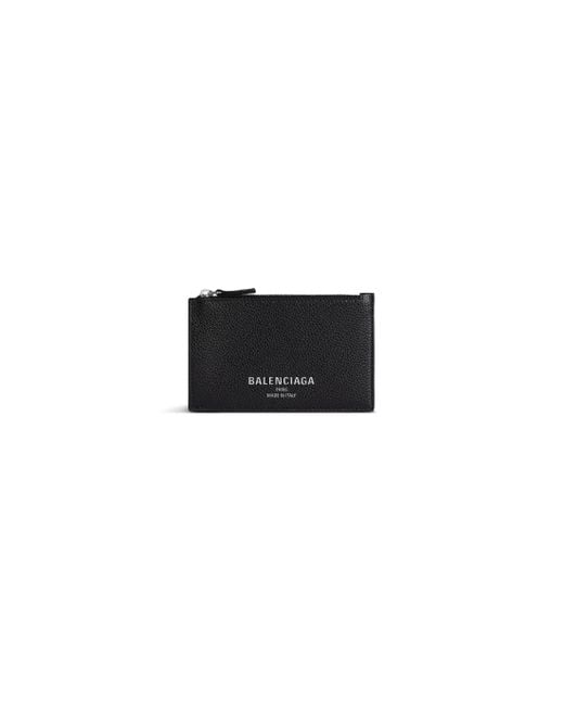 Balenciaga Black 'Credit Lungo' Card Holder for men
