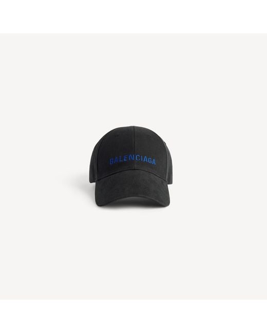 Balenciaga Black Logo Cap for men