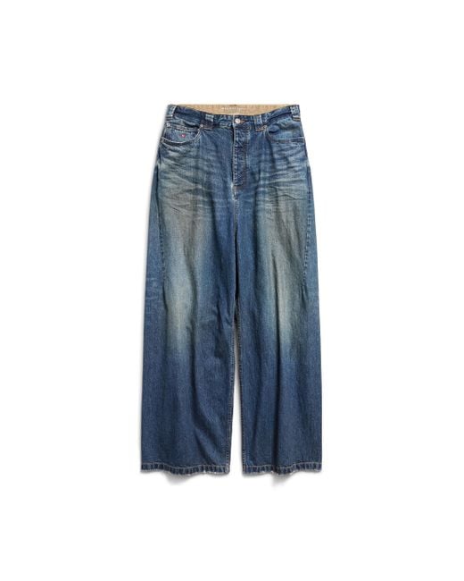 Pantalón Baggy Balenciaga de hombre de color Blue