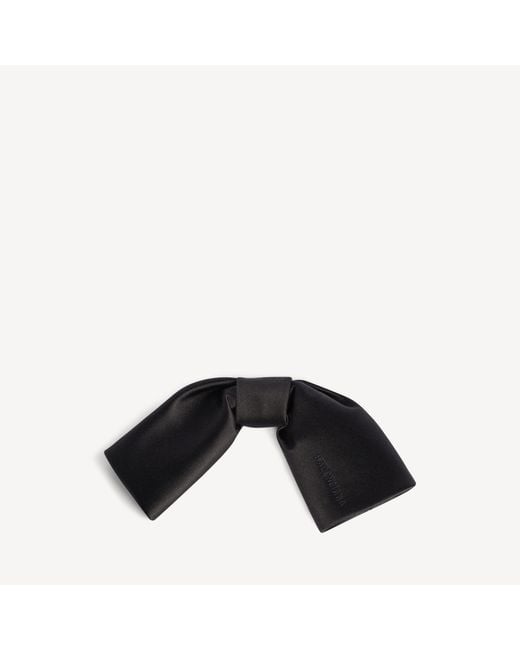 Balenciaga Black Toque Hair Bow