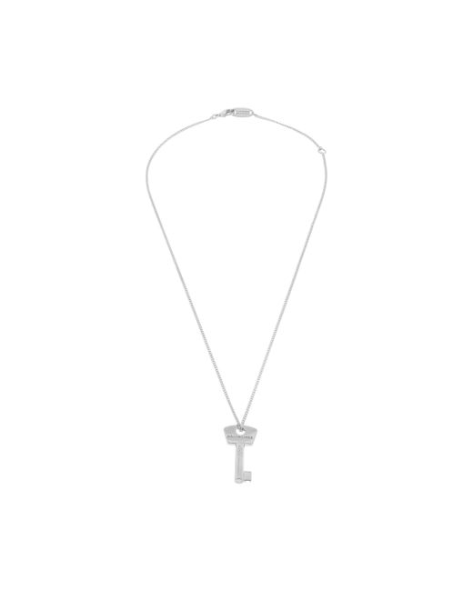 Balenciaga Metallic Amour Key Necklace