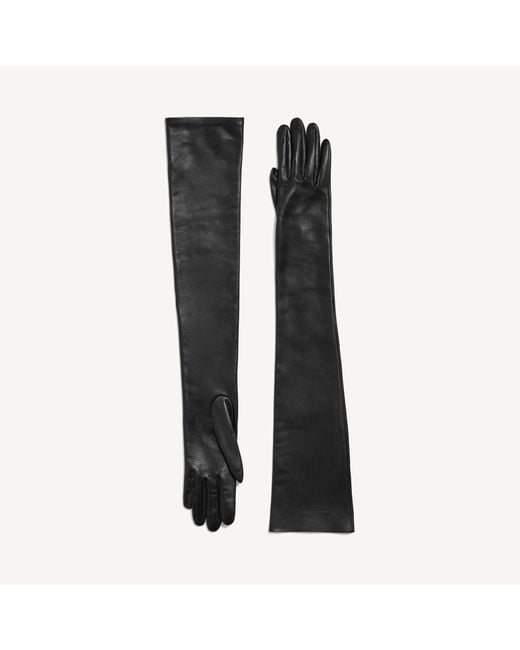 Balenciaga Black Long Gloves