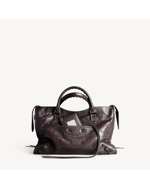 Balenciaga Brown Le City Bag Medium