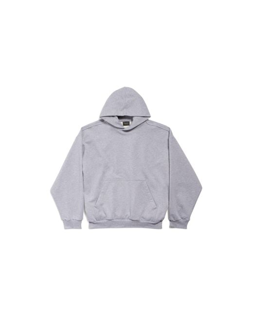Balenciaga Gray Patch Garde-Robe Hoodie Medium Fit for men