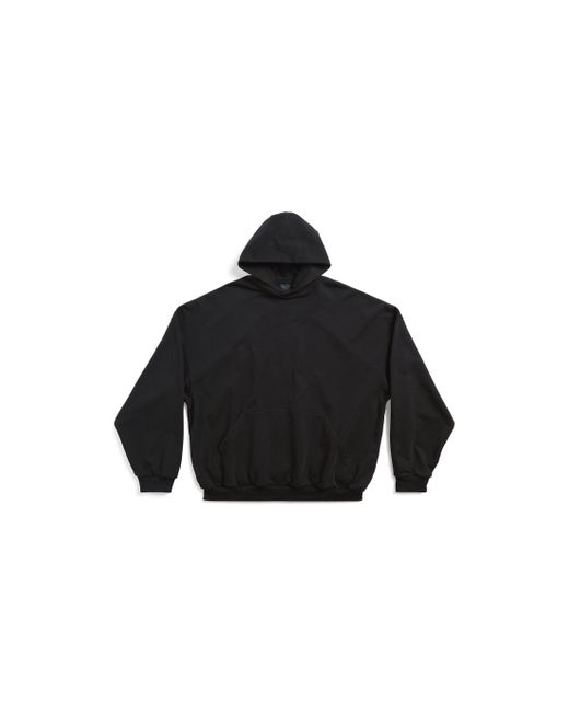 Balenciaga Black Bb paris strass hoodie large fit