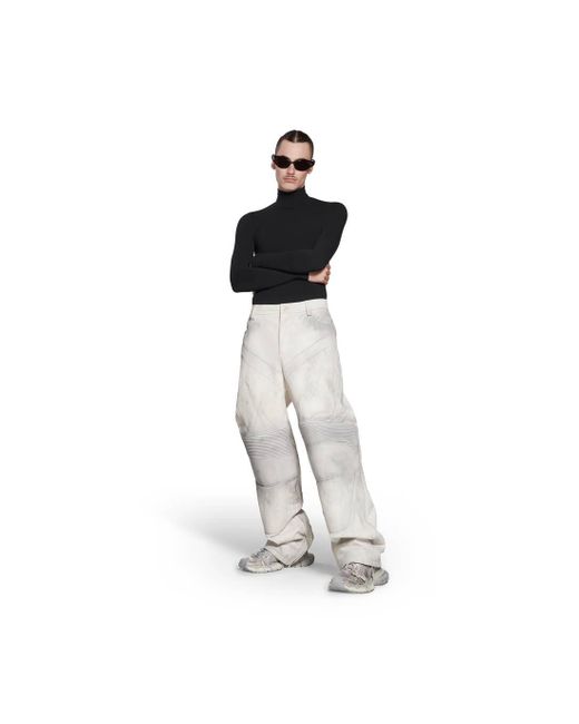 balenciaga white pants