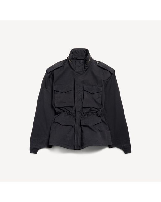 Balenciaga Blue Hourglass Parka