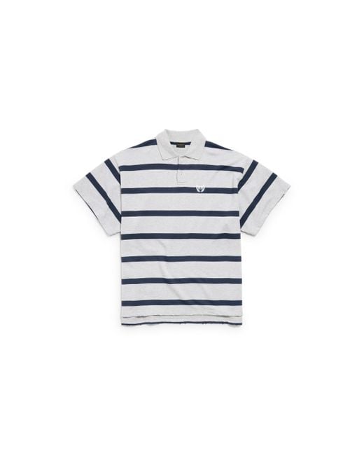Polo Laurel Classic Oversized Balenciaga de hombre de color Gray