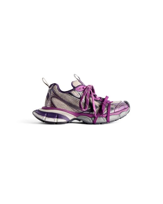 Balenciaga Purple Sneakers mit Schnürung