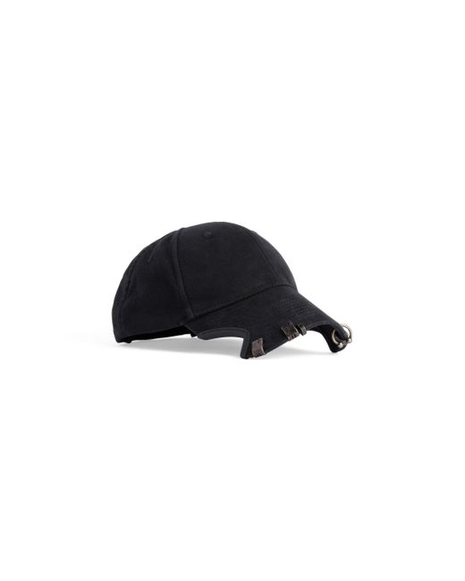 Balenciaga Black Piercing Cap