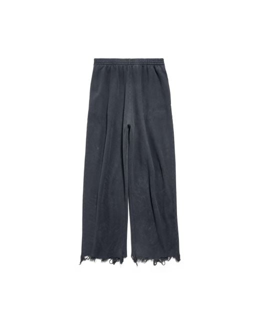 Balenciaga Blue Nail Polish Kurze Jogginghose