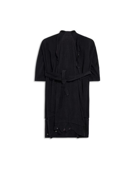 Balenciaga Black Flatground Maxi Coat