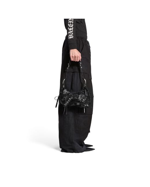 Balenciaga Black Le Cagole Xs Shoulder Bag With Corset