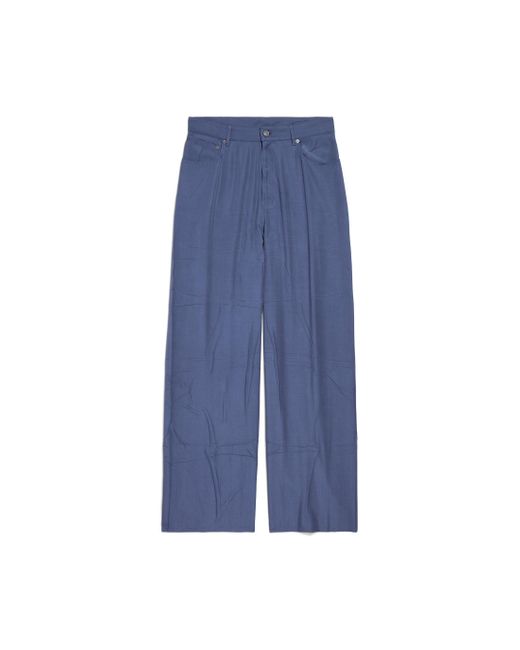 Pantalón Vaquero Fluido Balenciaga de hombre de color Blue