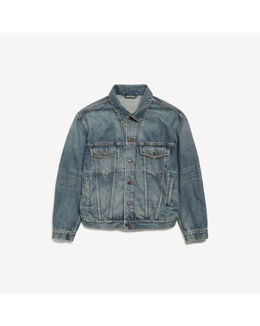 Balenciaga Blue Kick Denim Jacket