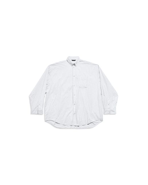 Balenciaga White Oversized-hemd