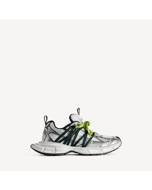Balenciaga White 3Xl Interlace Sneaker for men