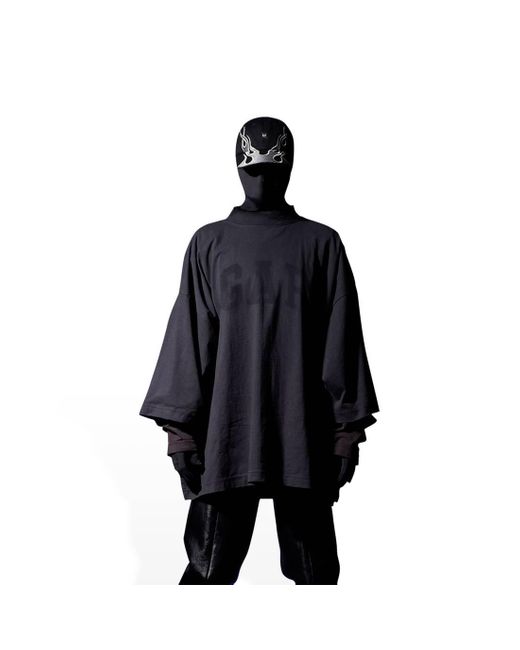 Balenciaga Yeezy Gap Engineered By Dove 3/4 Sleeve Tee in Black | Lyst