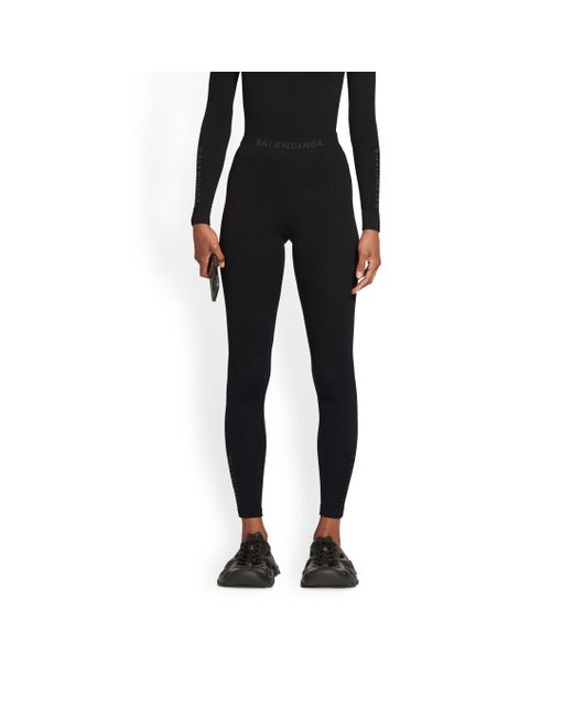 Balenciaga Black Athletic leggings