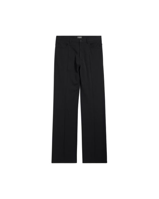 Balenciaga Straight Fit Tailored Hose in Black für Herren