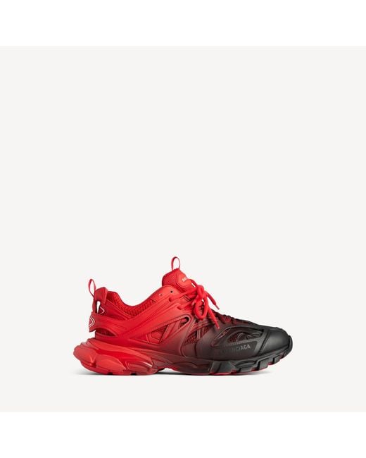 Balenciaga Red Track Gradient Sneaker for men