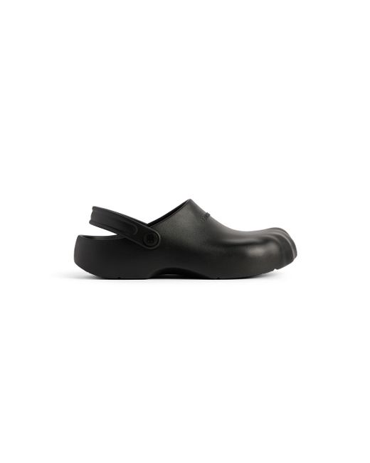 Sandali slip-on sunday molded di Balenciaga in Black da Uomo