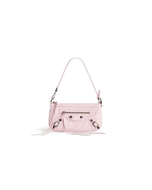 Balenciaga Pink Le City Pochette Mit Riemen