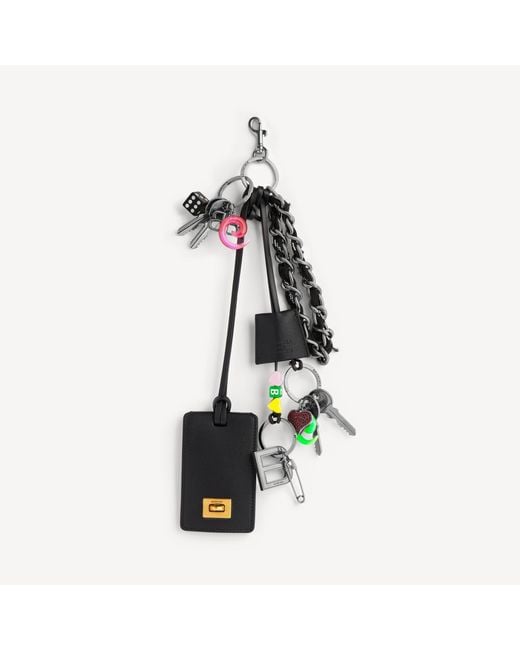 Balenciaga White Keychain Rodeo Tag Full Charm