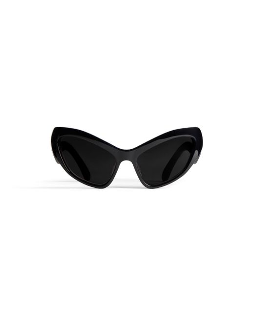 Gafas de sol hamptons cat Balenciaga de color Black