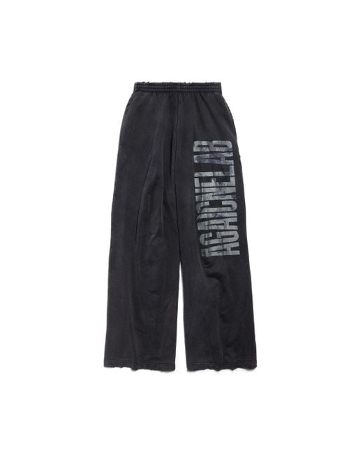 Balenciaga Black Agaicnelab Baggy Sweatpants for men