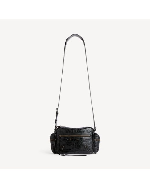 Balenciaga White Le City Camera Bag for men