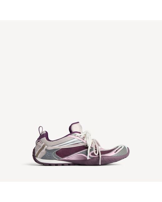Balenciaga Purple Radar Gradient Lines Sneaker