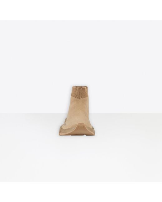 balenciaga speed lace up beige