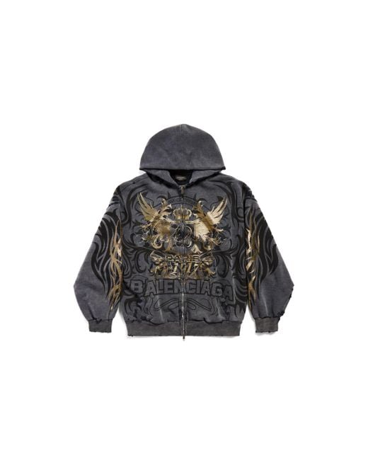 Hoodie Con Cremallera Tacky Regular Fit Balenciaga de hombre de color Multicolor