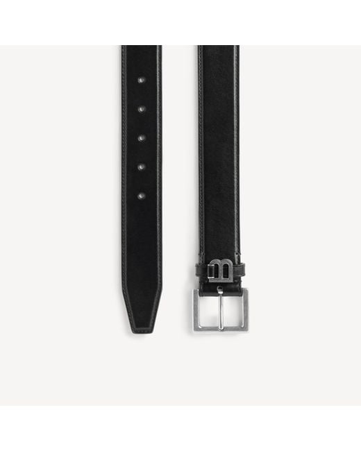 Balenciaga Black Hourglass Belt for men