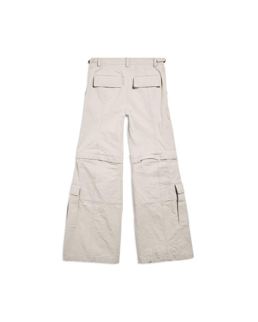 Balenciaga Flared Cargo Pants in Gray Lyst