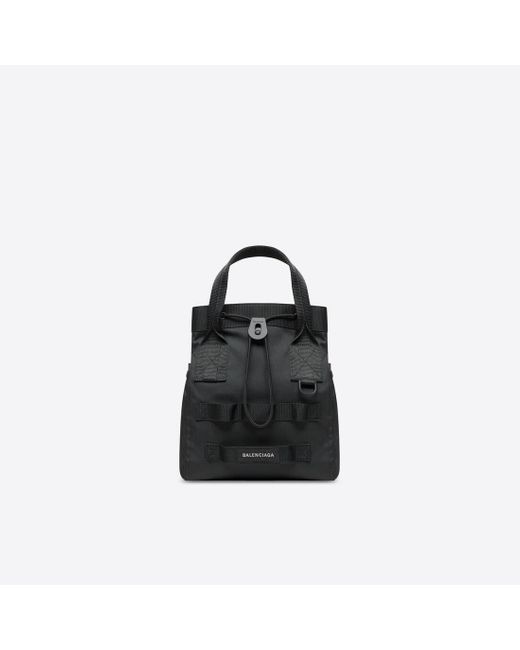 Balenciaga Synthetic Army Small Tote Bag in Grey & Silver (Black) for ...