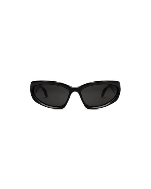 Balenciaga Black Swift oval sonnenbrille