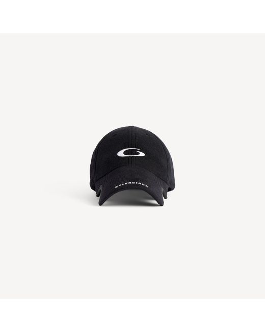 Balenciaga Black Fleece Cap for men